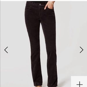 Loft curvy boot cut corduroy jeans pants